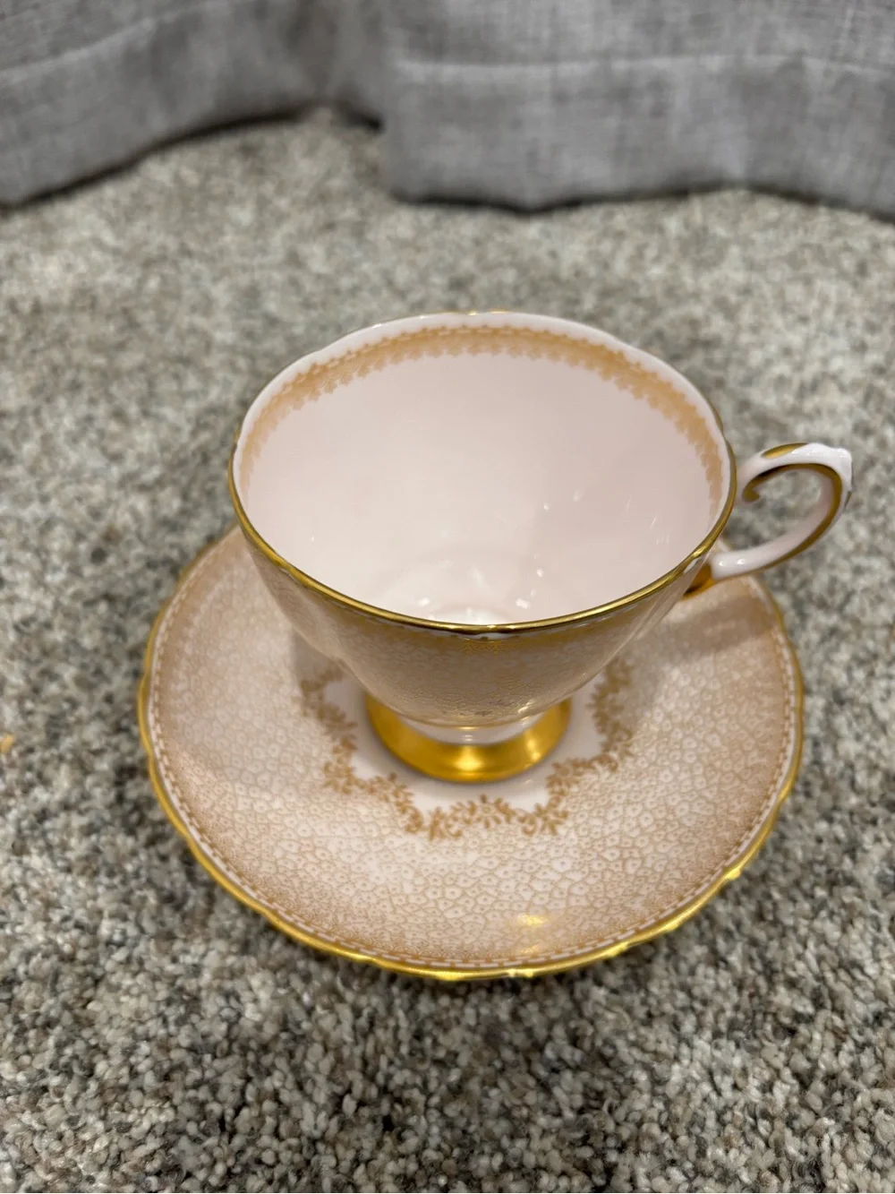 Vintage Tuscan Fine English Bone China Made in England Teacup & Saucer Set
